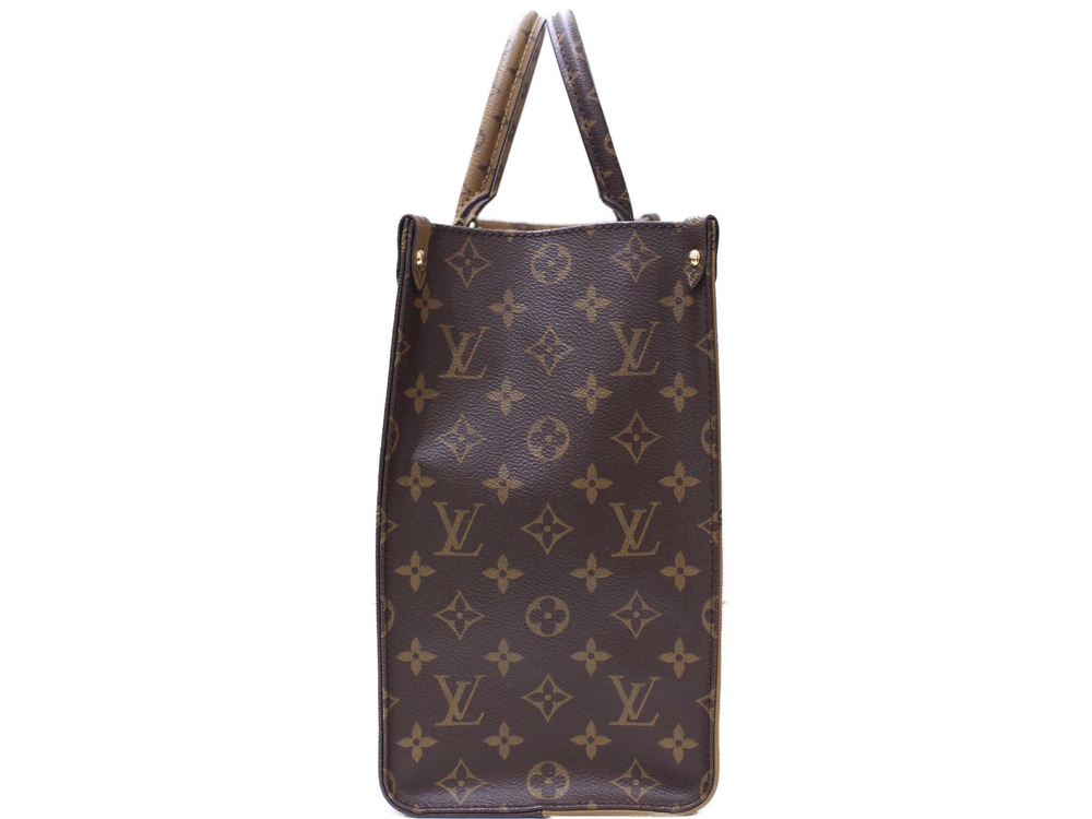 Louis Vuitton Shoulder Bag Tote Reverse OnTheGo Monogram Giant Brown
